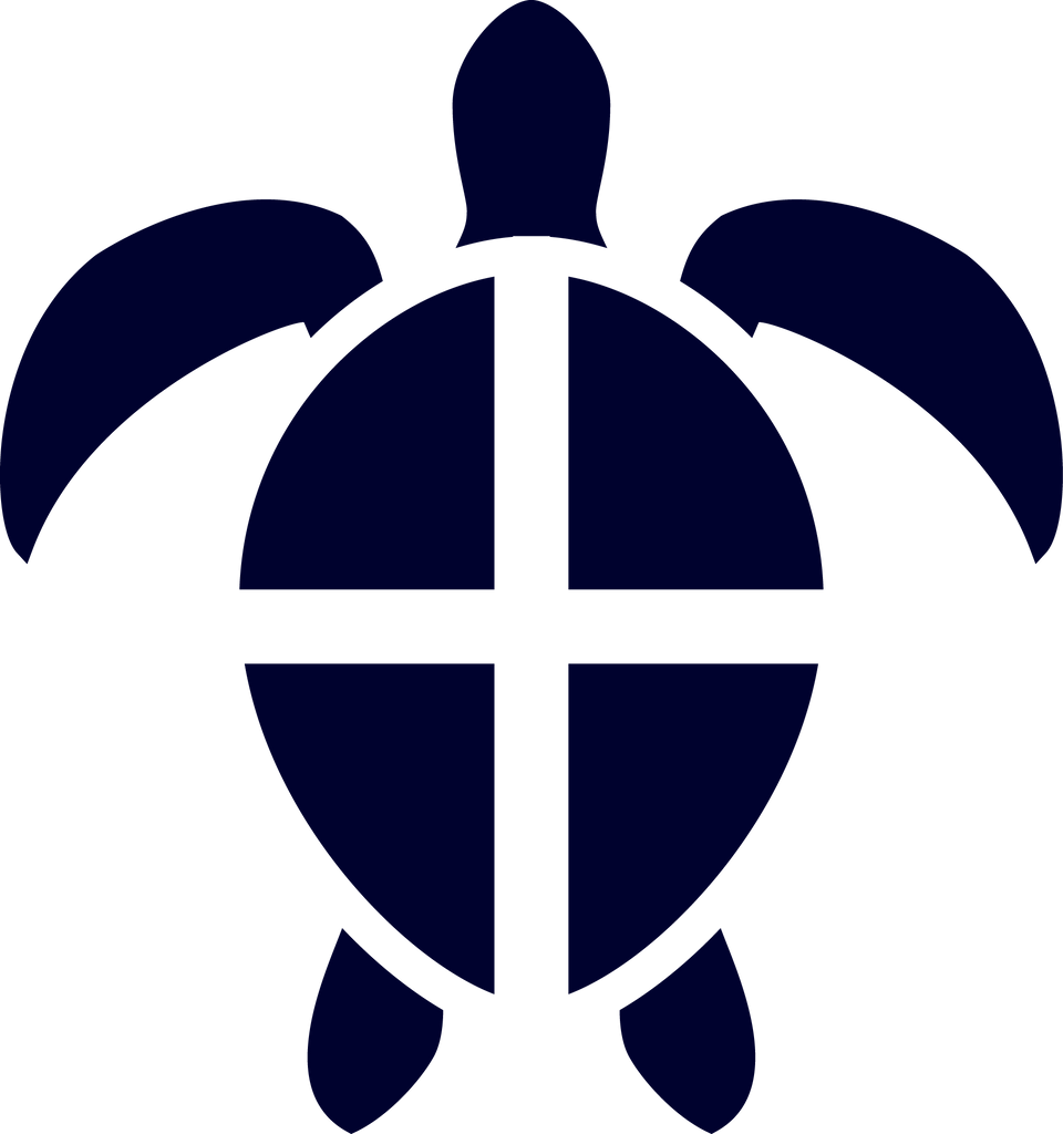 Kheloni turtle logo